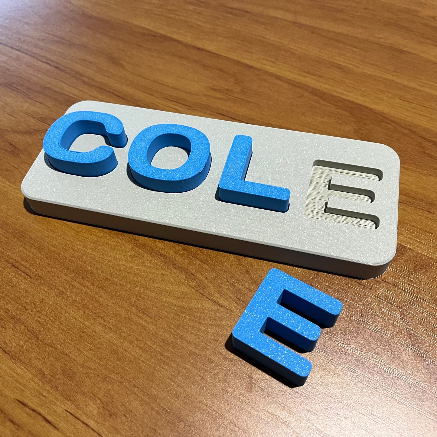 🧠 Personalised Chunky Name Puzzle