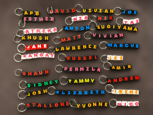 Personalised Articulated Name Keychain