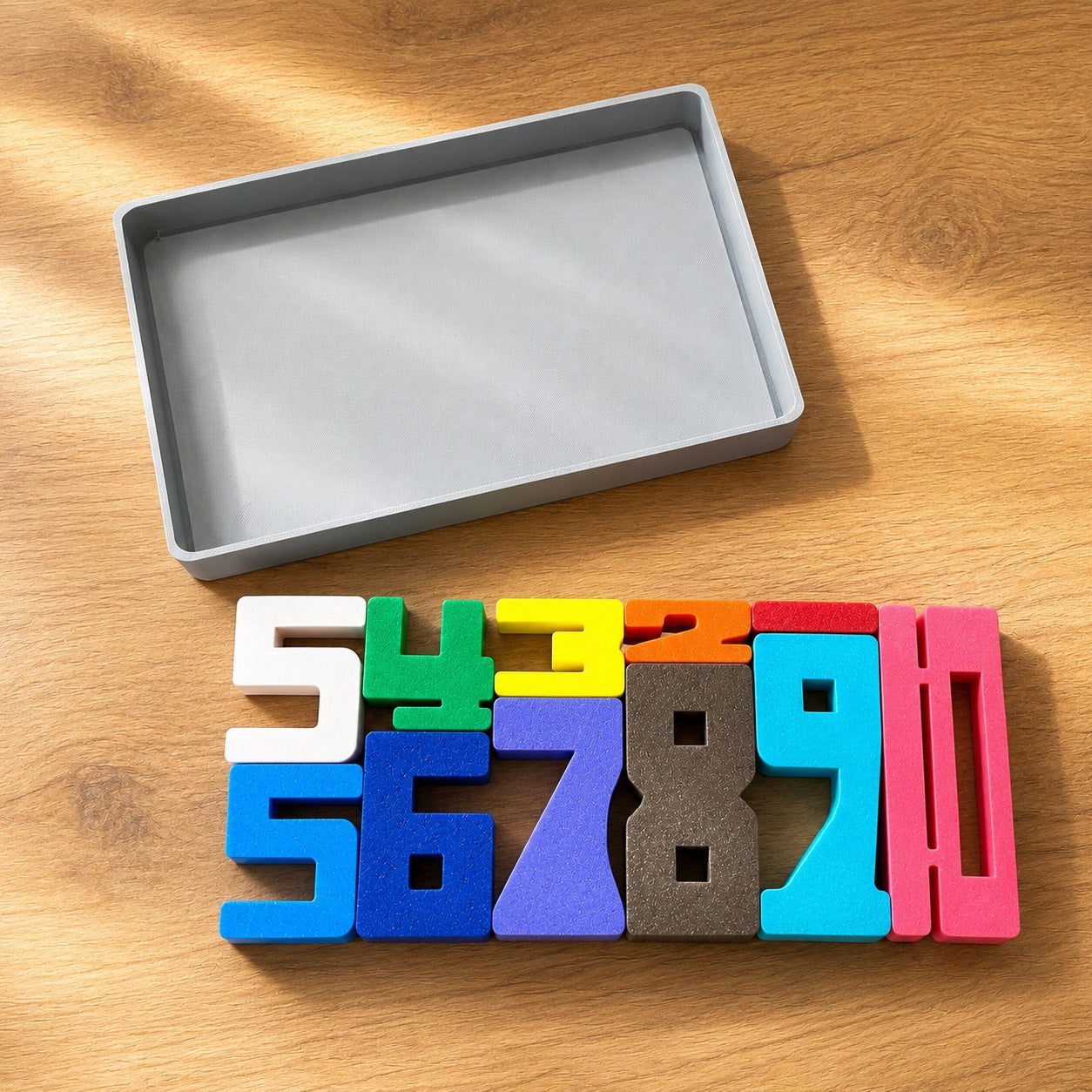 🧮 Number Sum Blocks – Educational Montessori Toy