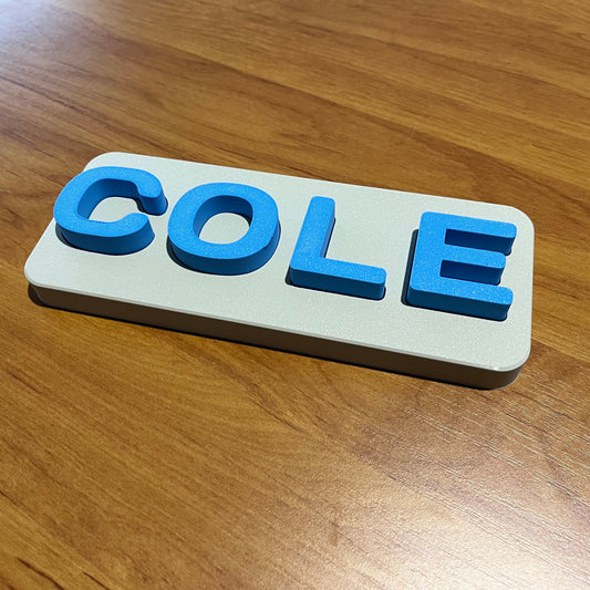 🧠 Personalised Chunky Name Puzzle