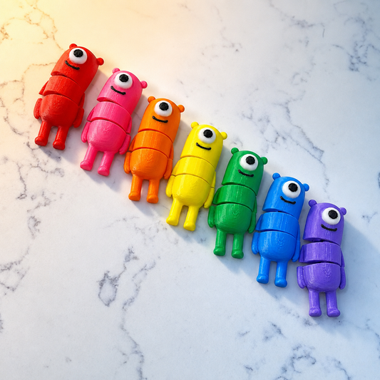 👾 Little Monsters – Articulated 3D Printed Pocket Pals