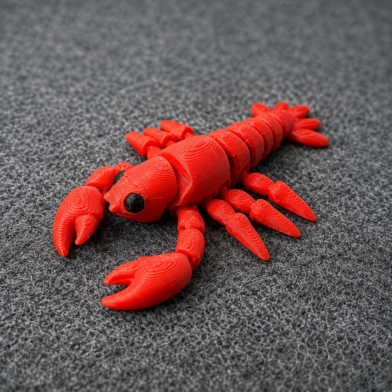 🦞 Pocket Lobster – Articulated 3D Printed Pocket Pal