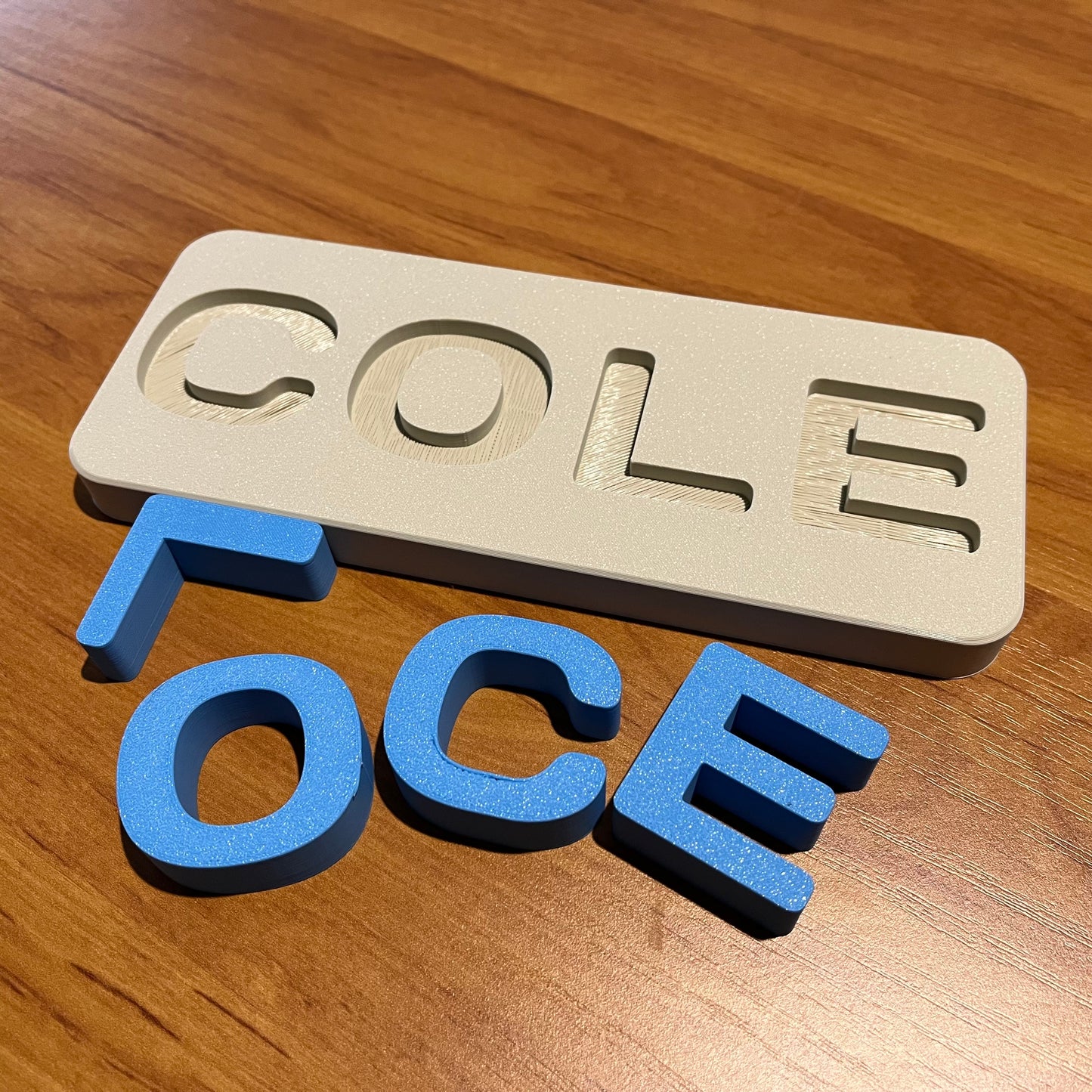 🧠 Personalised Chunky Name Puzzle