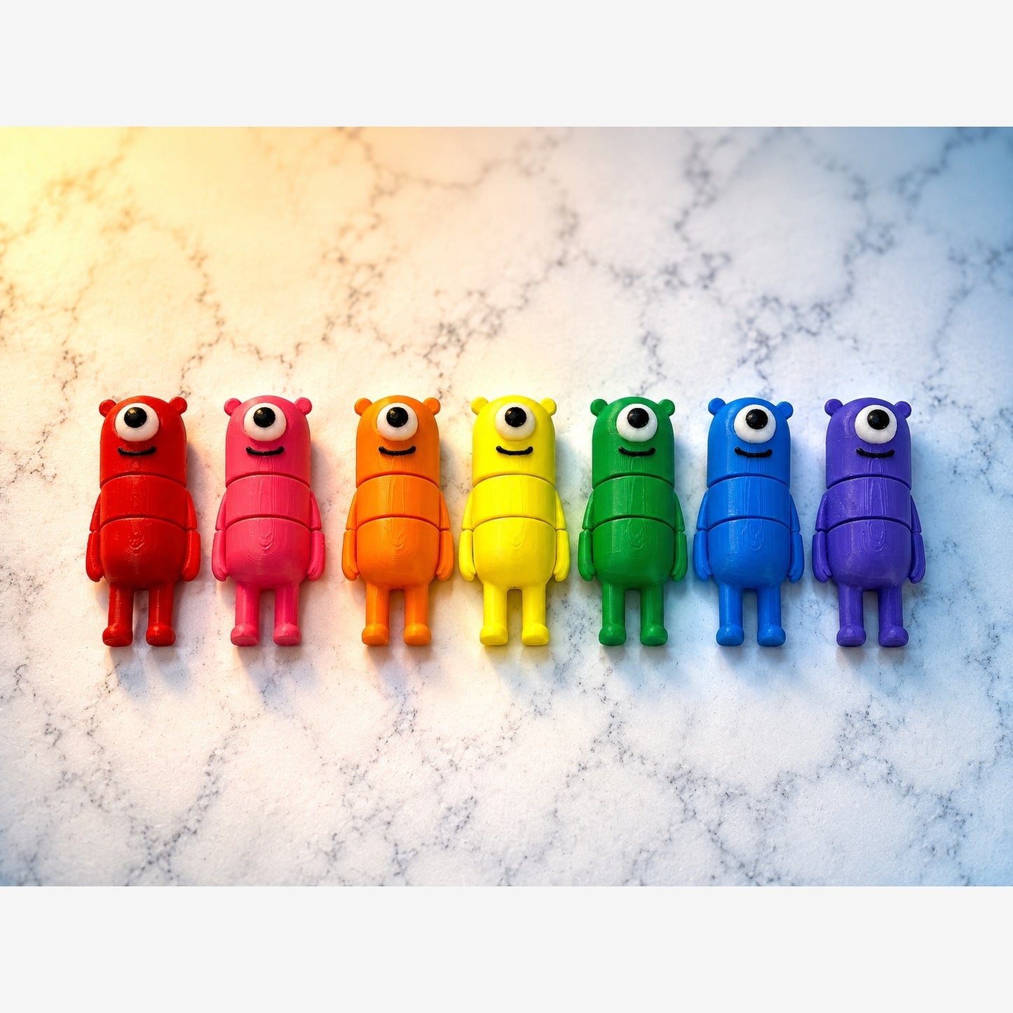 👾 Little Monsters – Articulated 3D Printed Pocket Pals