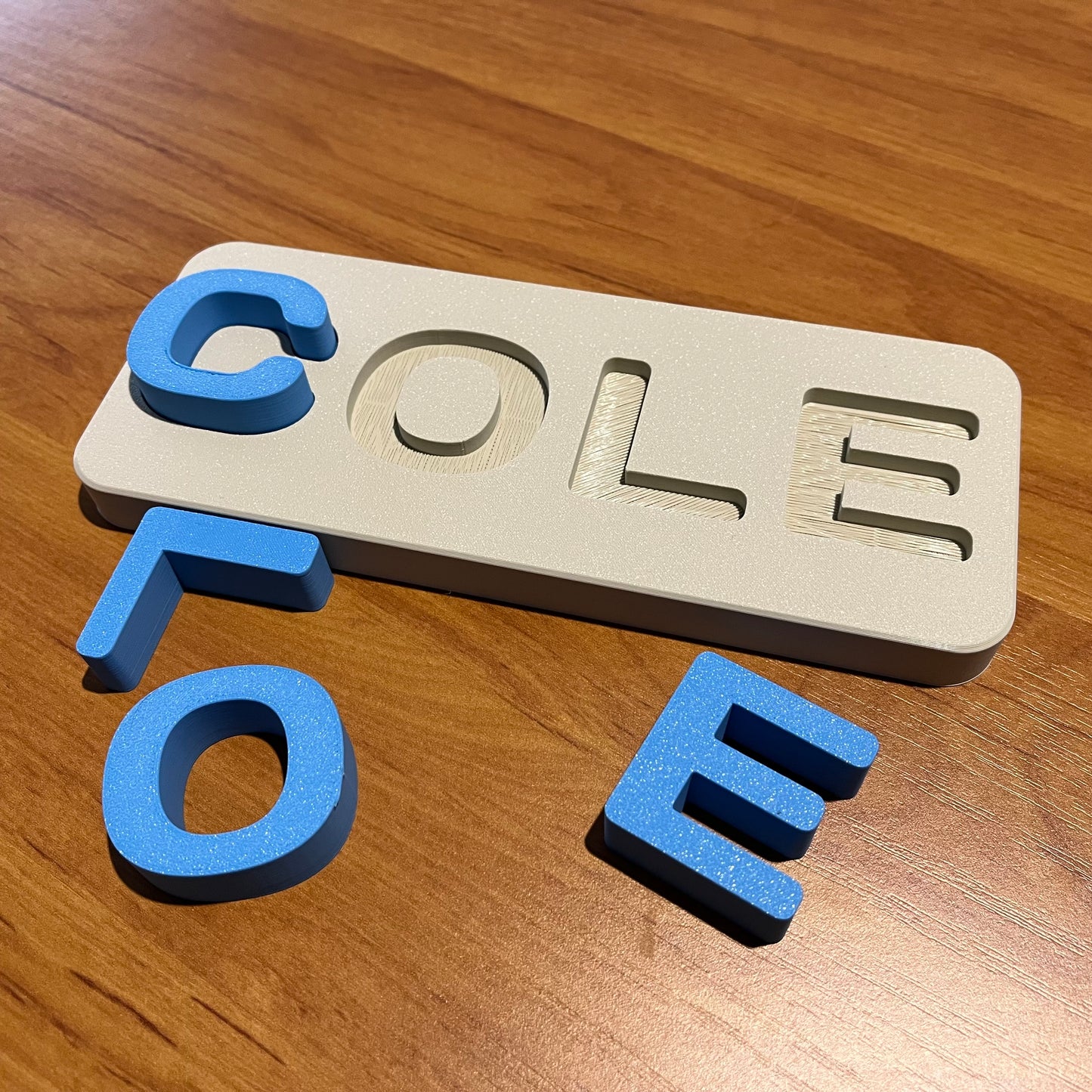 🧠 Personalised Chunky Name Puzzle