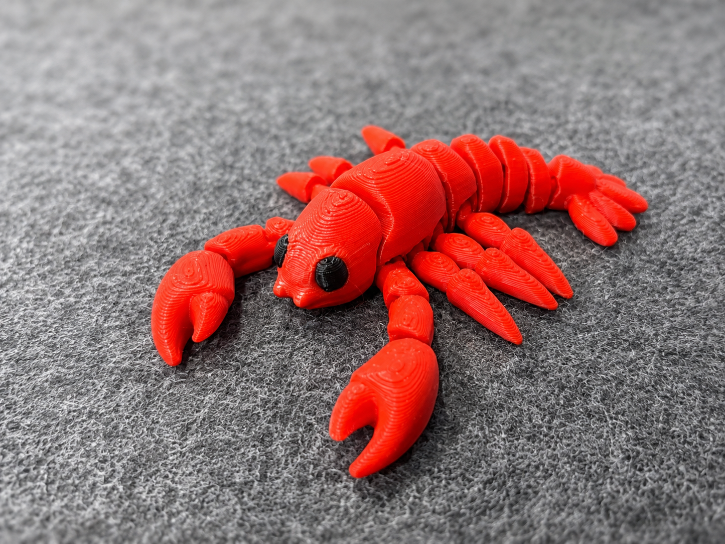 🦞 Pocket Lobster – Articulated 3D Printed Pocket Pal