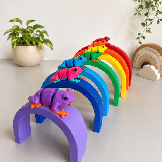 🌈 Rainbow Stacker – Open-Ended Play