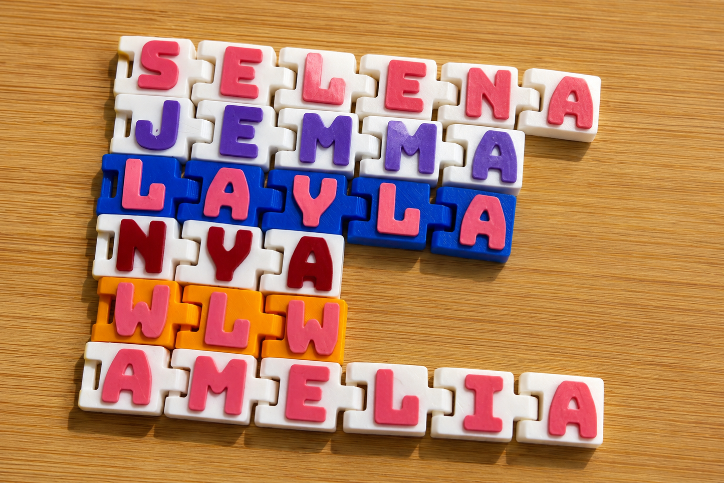 Personalised Articulated Name Keychain