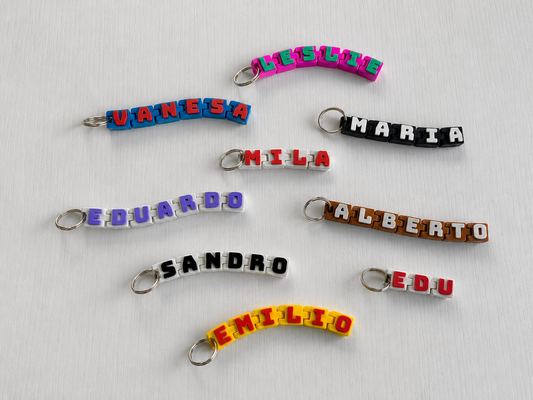 Personalised Articulated Name Keychain