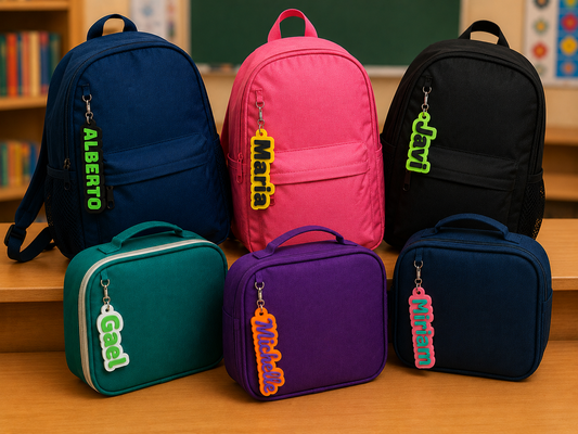 Personalised School Bag Tag