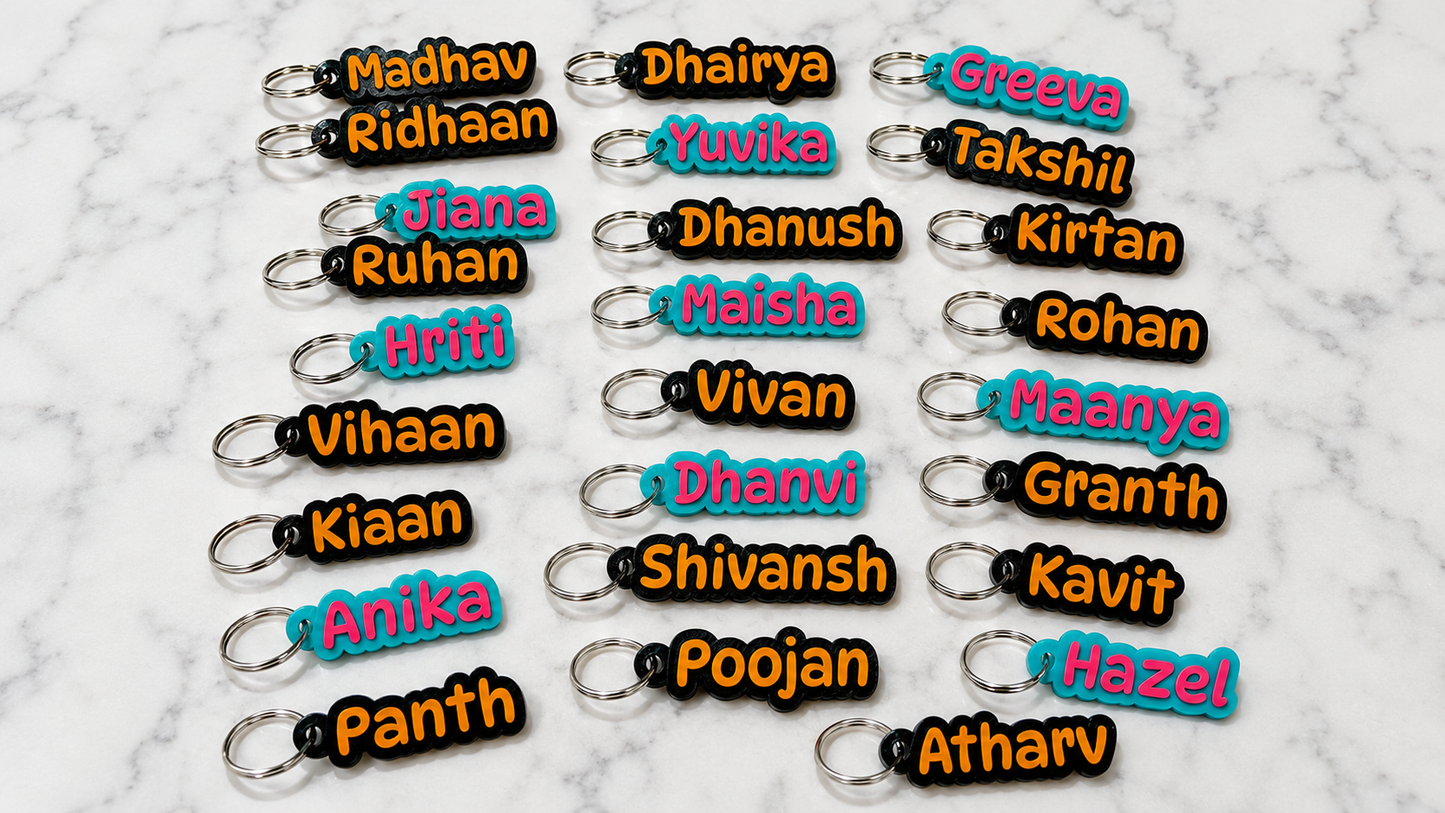 Personalised Name Keychain
