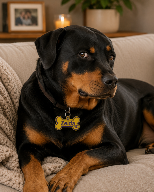 Custom 3D Printed Dog Name Tag