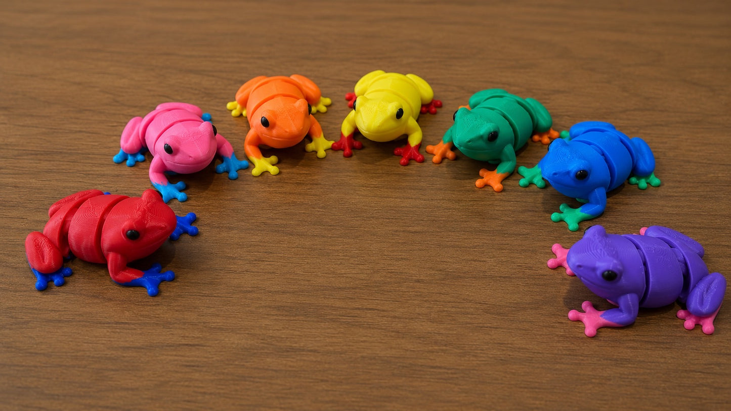 🐸 Pocket Frog – Articulated 3D Printed Pocket Pal