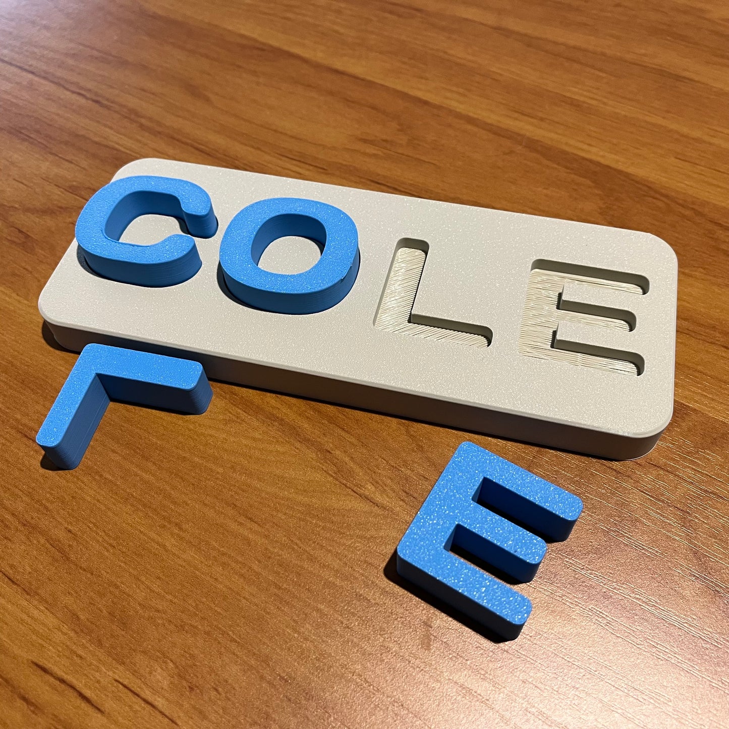 🧠 Personalised Chunky Name Puzzle
