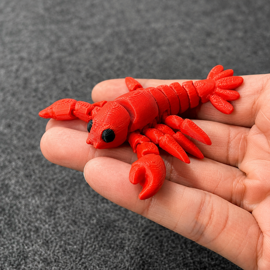 🦞 Pocket Lobster – Articulated 3D Printed Pocket Pal