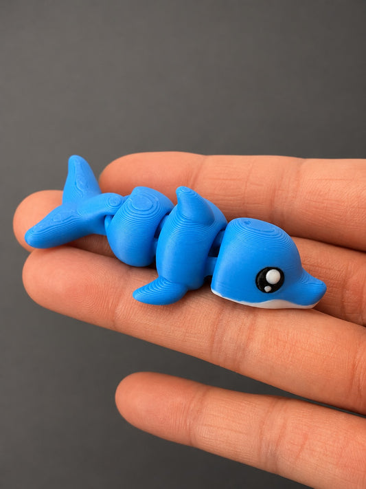 🐬 Pocket Dolphin – Articulated 3D Printed Pocket Pal