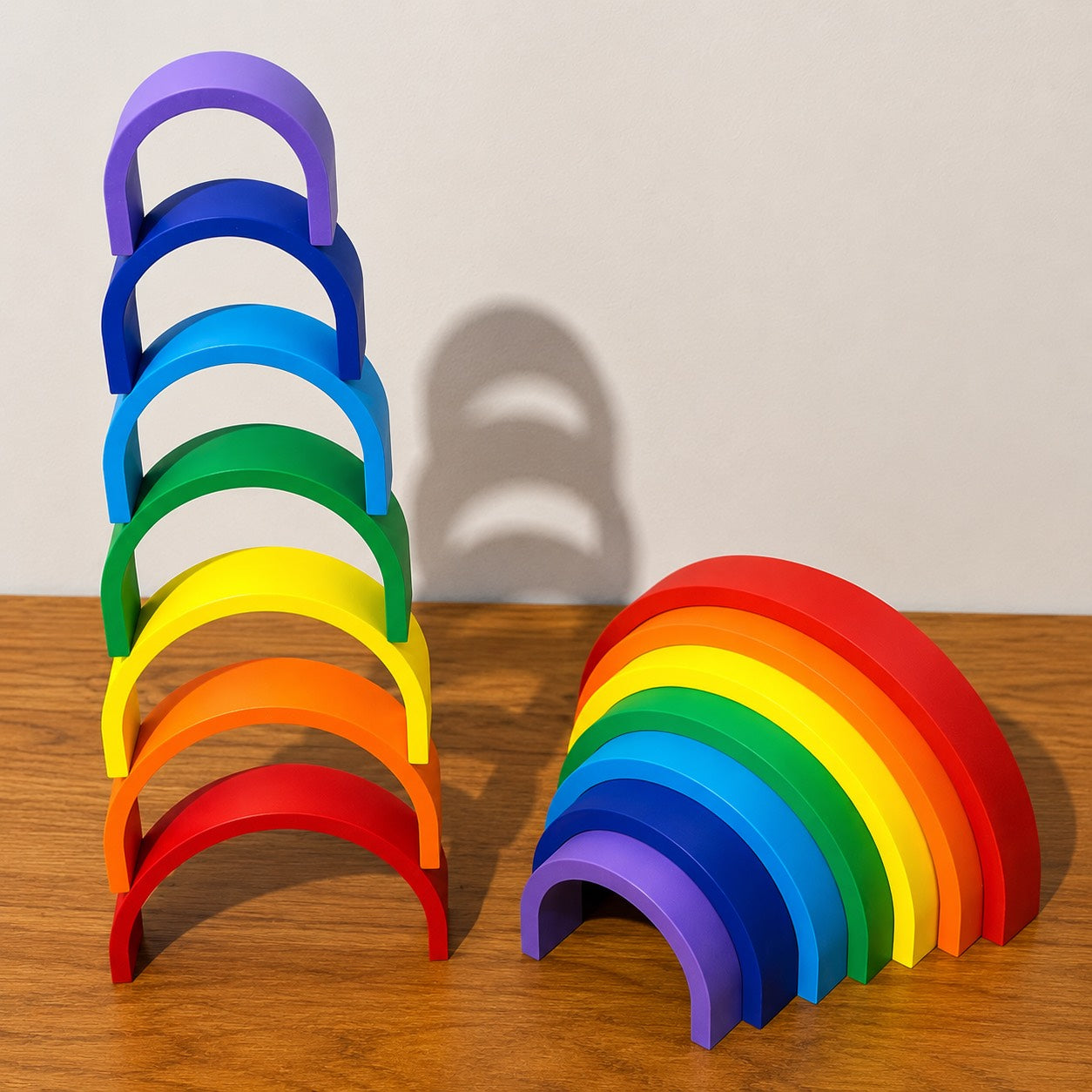 🌈 Rainbow Stacker – Open-Ended Play