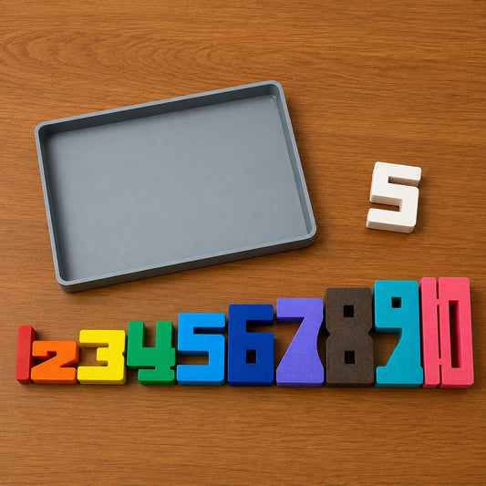 🧮 Number Sum Blocks – Educational Montessori Toy