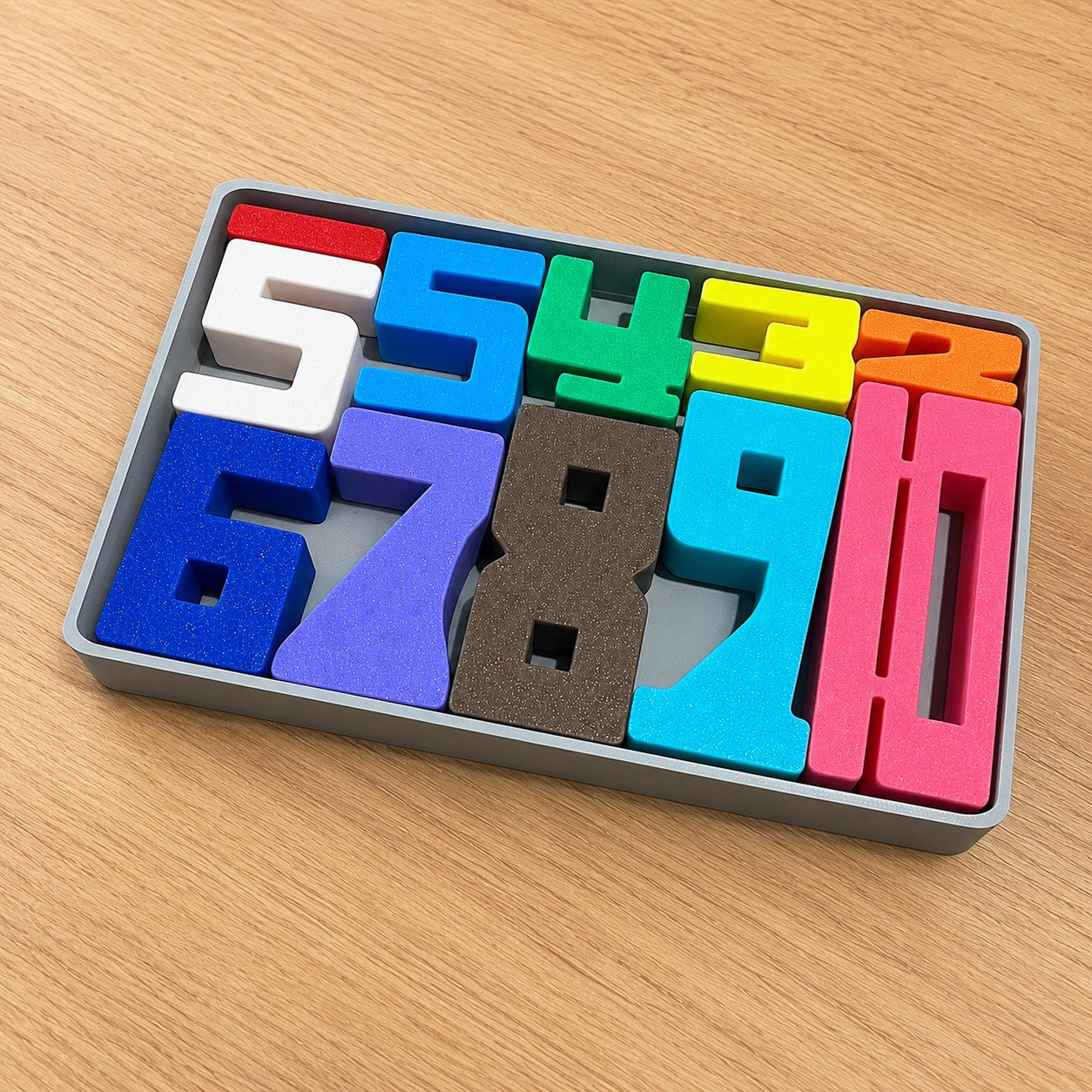 🧮 Number Sum Blocks – Educational Montessori Toy
