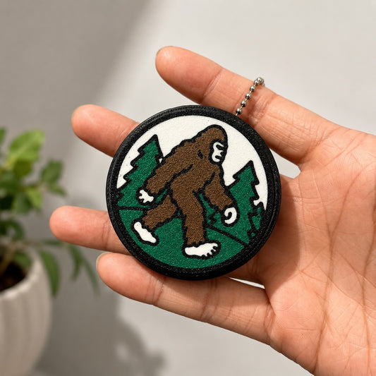 👣 Bigfoot Clicker | 3D Printed Cryptid Fidget Toy