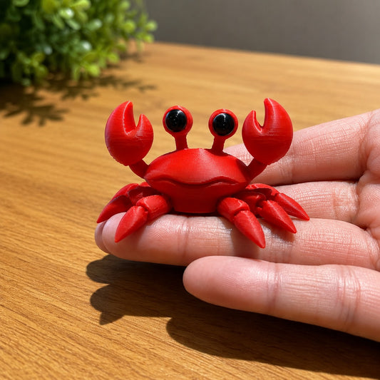 🦀 Pocket Crab – Articulated 3D Printed Pocket Pal