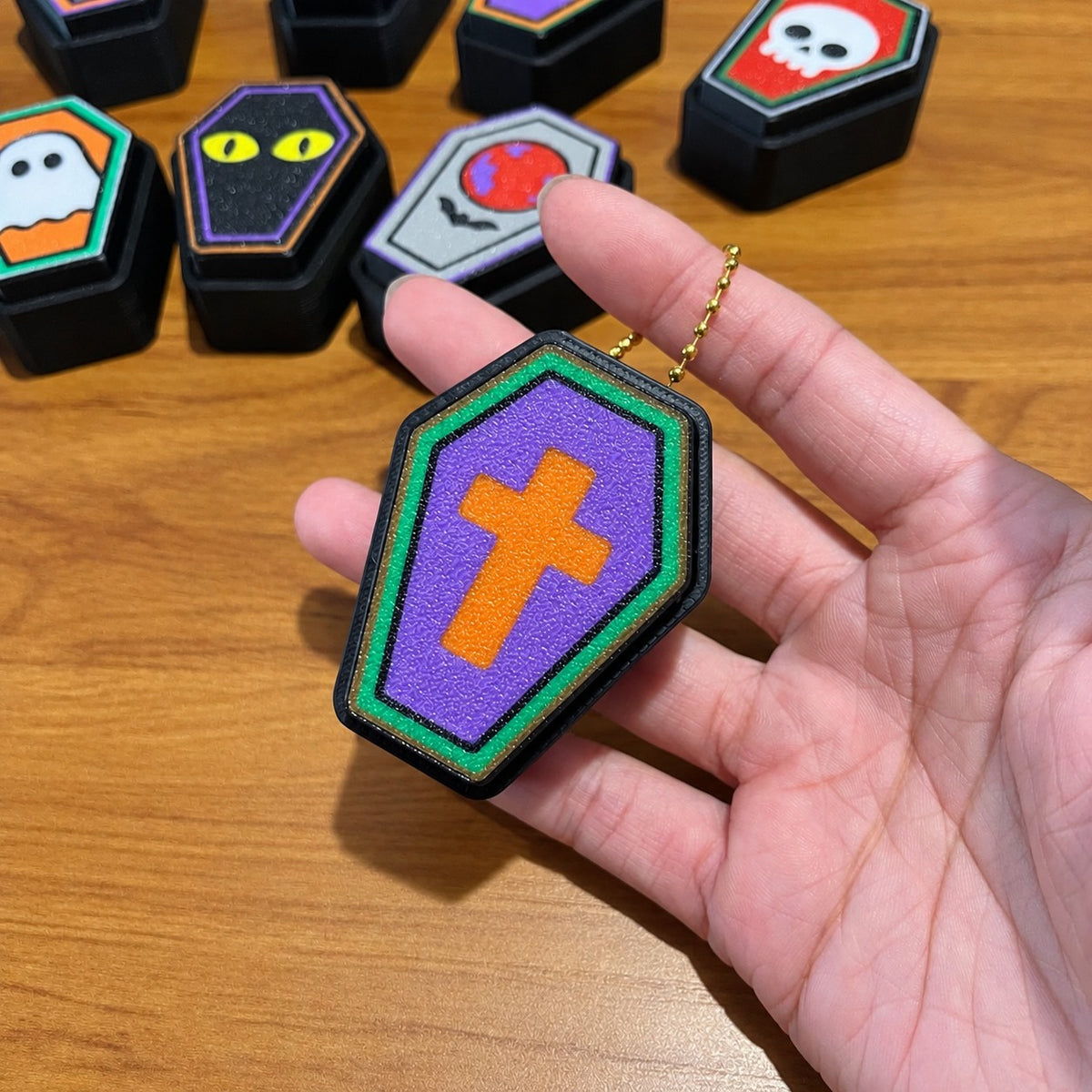 👻 Halloween Coffin Clickers 🎃 | Spooky Fidget Keychains