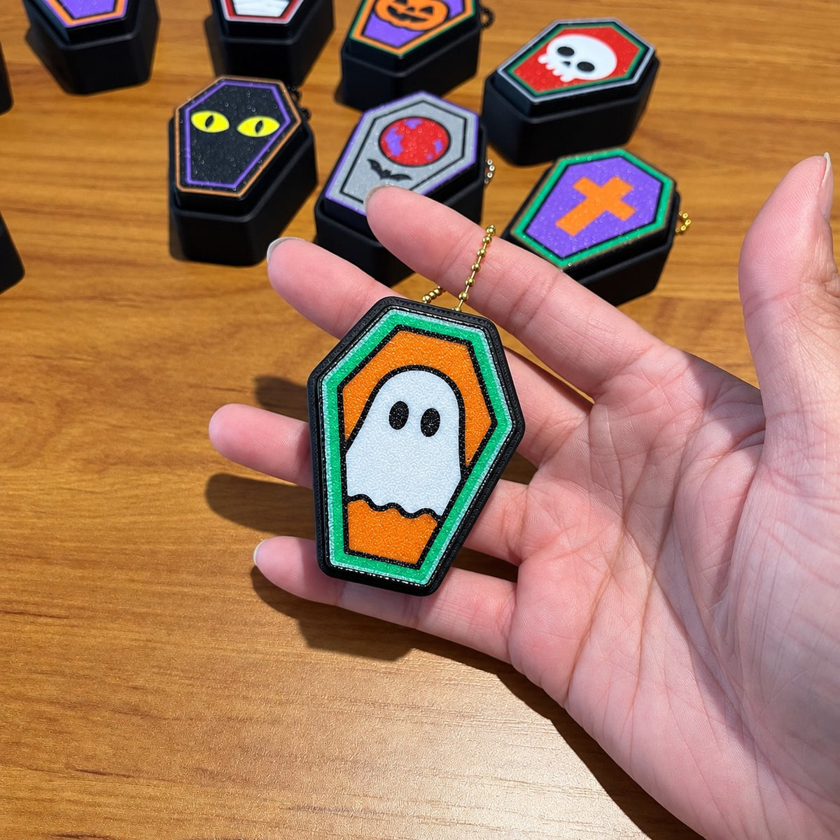 👻 Halloween Coffin Clickers 🎃 | Spooky Fidget Keychains