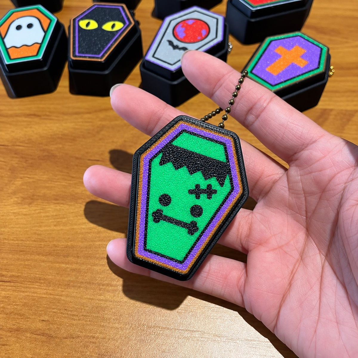 👻 Halloween Coffin Clickers 🎃 | Spooky Fidget Keychains