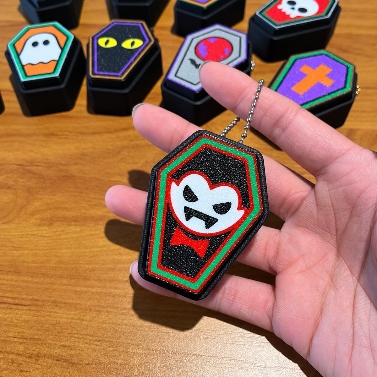 👻 Halloween Coffin Clickers 🎃 | Spooky Fidget Keychains