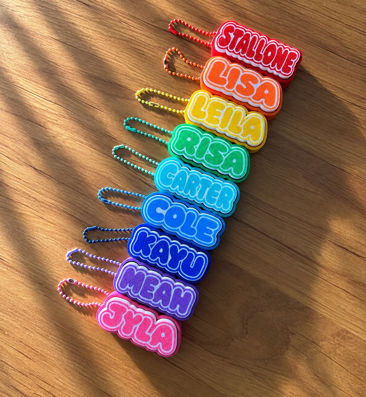 ✨ Personalised Bubble Name Clicker | Custom Fidget Keychain
