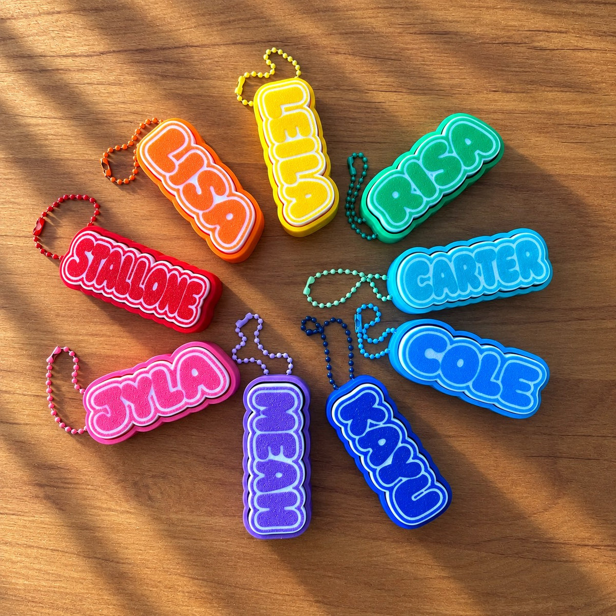 ✨ Personalised Bubble Name Clicker | Custom Fidget Keychain